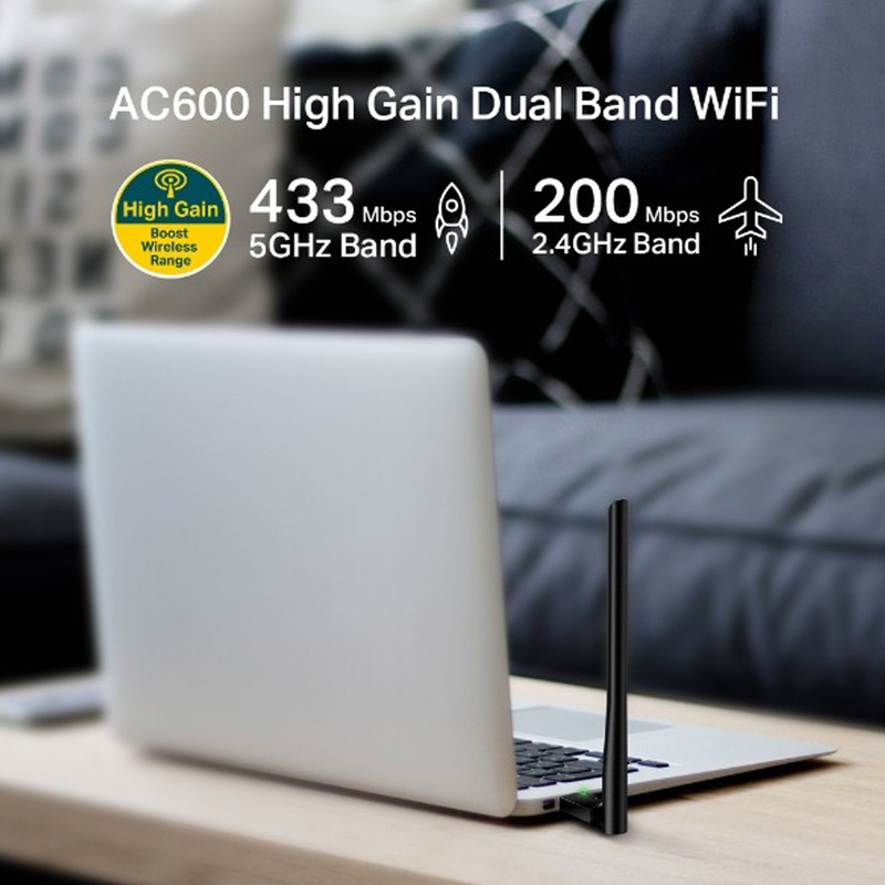 USB کارت شبکه تی پی-لینک مدل Archer T2U Plus
