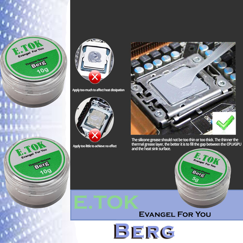 خمیر سیلیکون ایتوک مدل Berg 10g  بسته 2 عددی