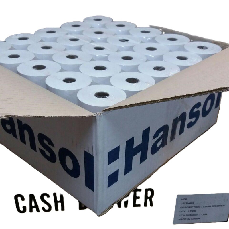 کاغذ پرینتر حرارتی هانسول مدل HQ80MM بسته 50 عددی