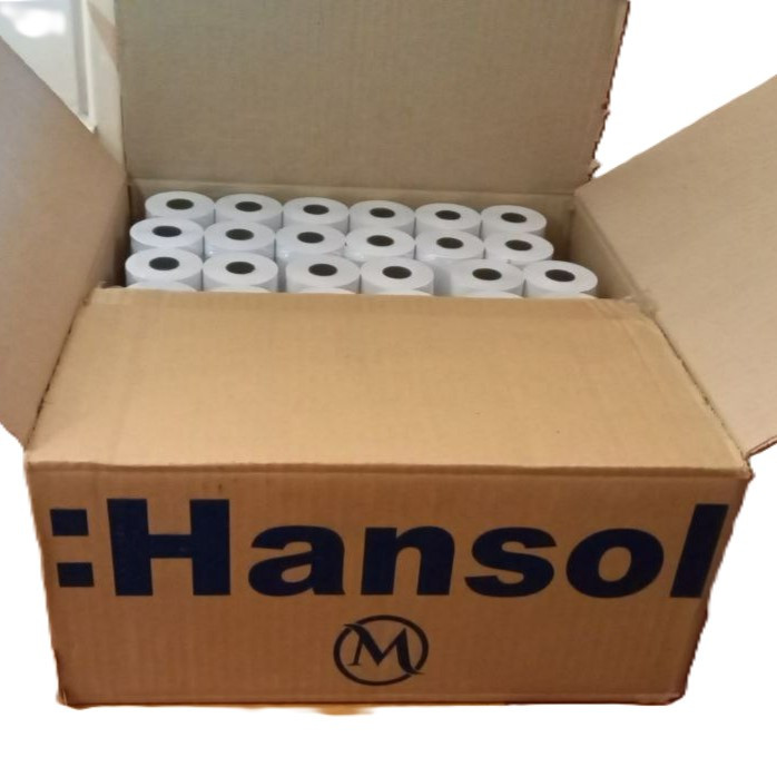 کاغذ پرینتر حرارتی هانسول مدل HQ80MM بسته 50 عددی