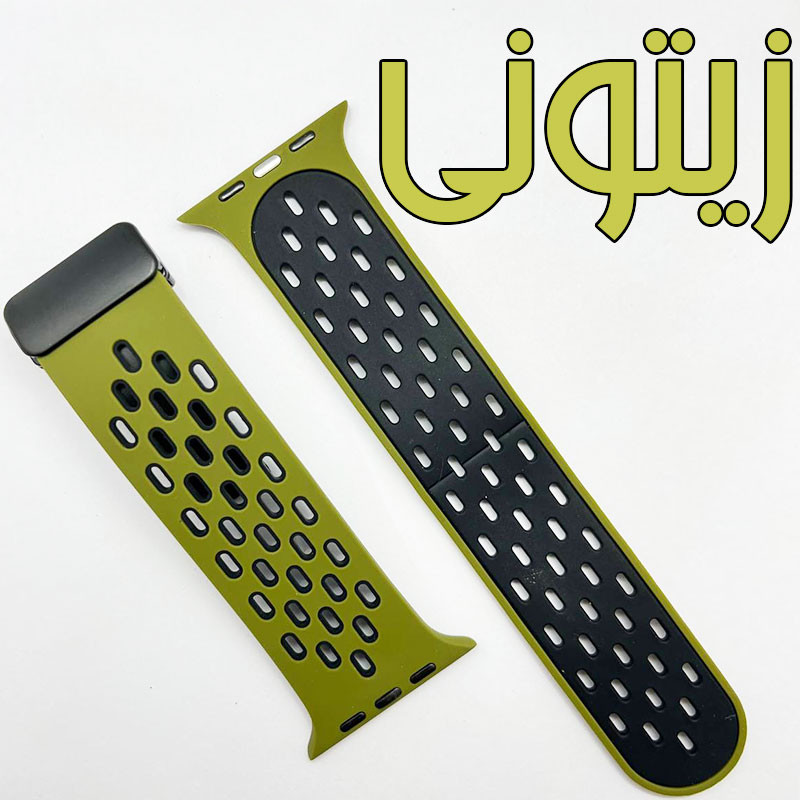 بند گوف مدل Breathable Silicon Magnetic مناسب برای اپل واچ سایز 42/44/45/49 میلی متری سری 1/2/3/4/5/6/7/8/9/SE/ULTRA/ULTRA 2