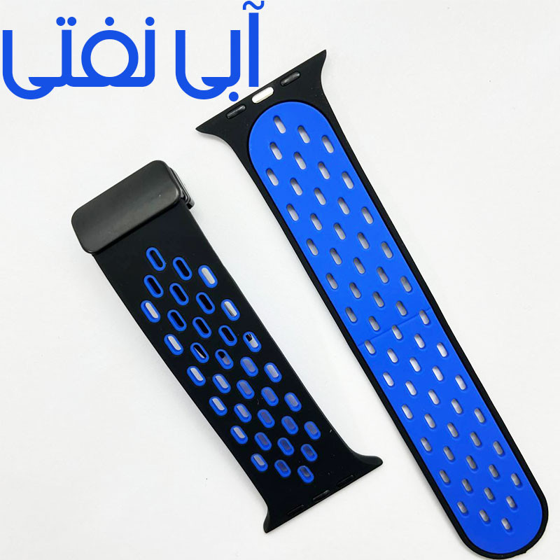 بند گوف مدل Breathable Silicon Magnetic مناسب برای اپل واچ سایز 42/44/45/49 میلی متری سری 1/2/3/4/5/6/7/8/9/SE/ULTRA/ULTRA 2