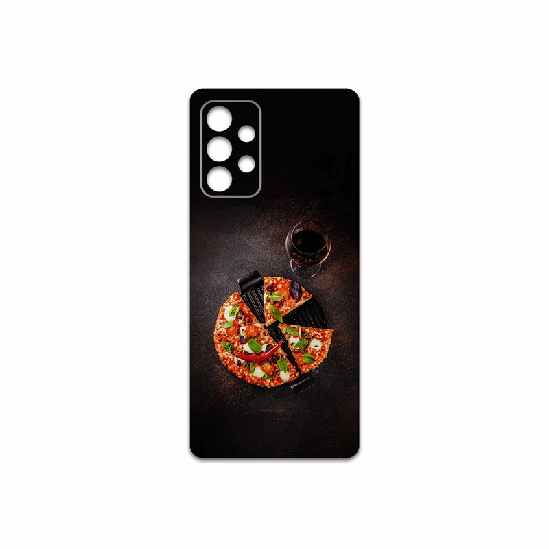 برچسب پوششی ماهوت مدل Pizza مناسب برای گوشی موبایل سامسونگ Galaxy A52s 5G
