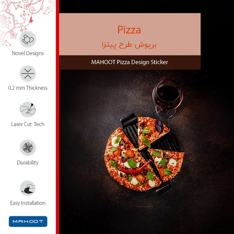 برچسب پوششی ماهوت مدل Pizza مناسب برای گوشی موبایل سامسونگ Galaxy A52s 5G