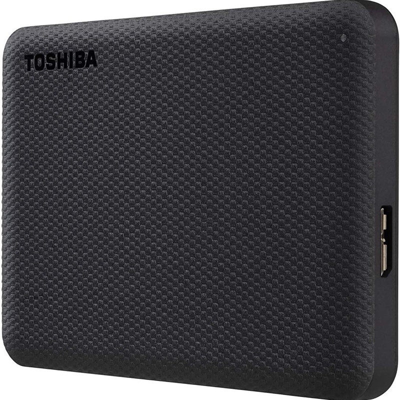 هارد اکسترنال توشیبا مدل Canvio Advance ظرفیت دو ترابایت دارای رابط USB Type-A 3.2