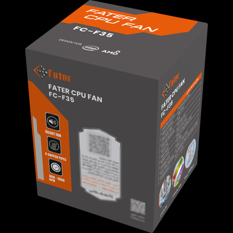 خنک کننده پردازنده فاطر مدل CPU Fan F35