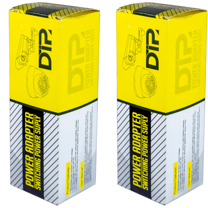 آداپتور 12 ولت 2 آمپر مدل 12v02 بسته 2 عددی
