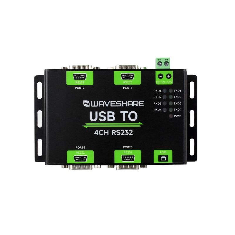 مبدل صنعتی USB به RS232 ویوشیر مدل USB TO 4CH RS232