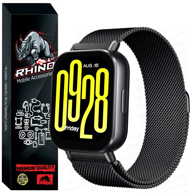بند راینو مدل میلانس مناسب برای ساعت هوشمند شیائومی Redmi Watch 5 Active