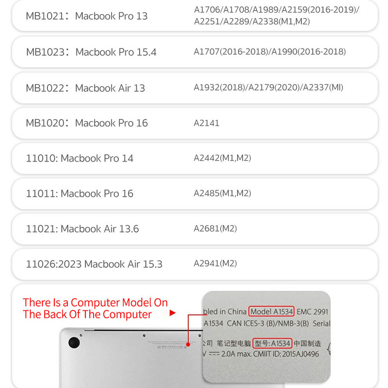 کاور محافظ کوتسی مدل 11026 مناسب برای مک بوک ایر 15.3 اینچ A2941(M2)/A3114(M3)/A3241(M4)/A3448