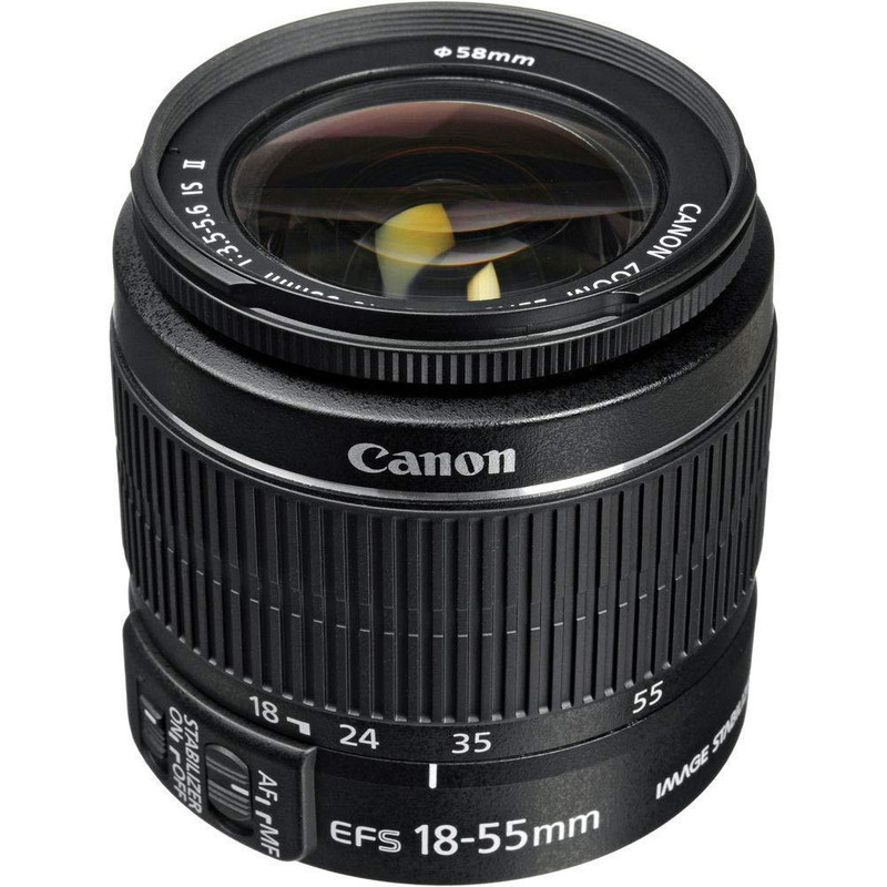 لنز دوربین کانن مدل EFS18-55mm stm  کد no box