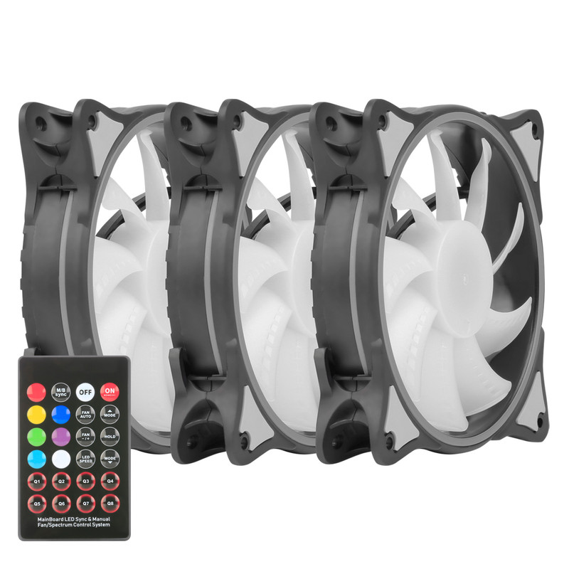 فن کیس گرین مدل HURACAN FAN GFK120M-ARGB بسته 3 عددی