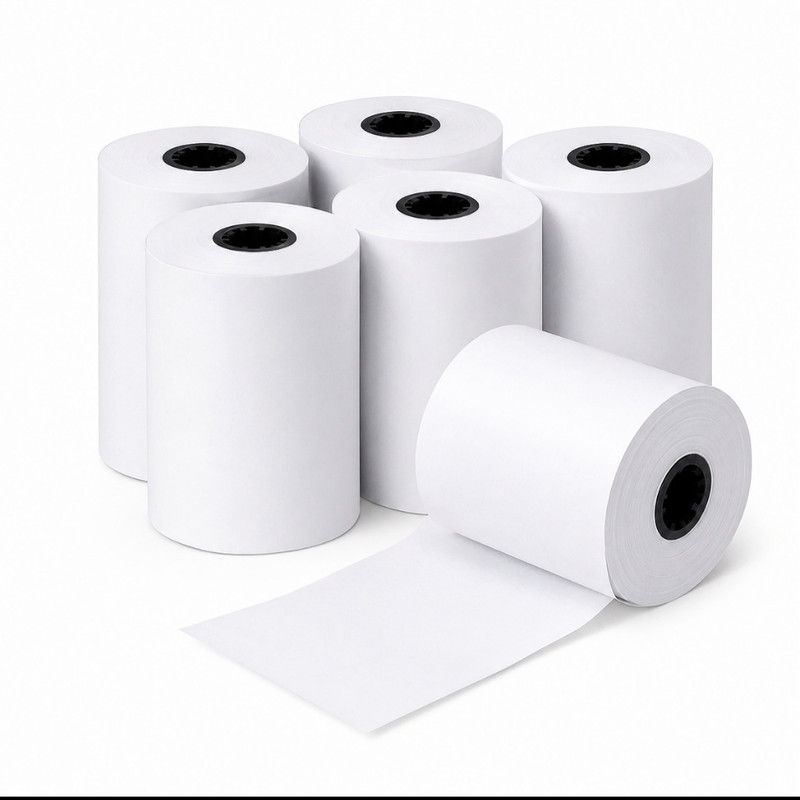 کاغذ رول کارتخوان حرارتی هانسول مدل 57mm بسته 260 عددی