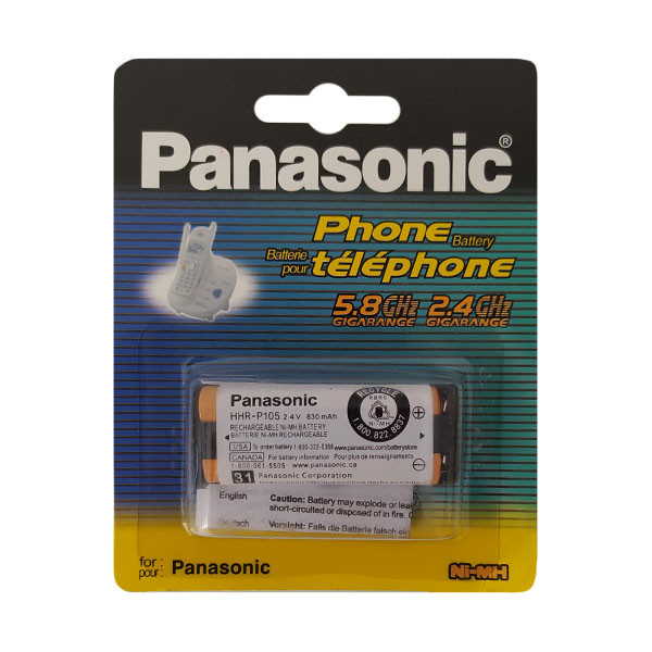 باتری تلفن بی سیم پاناسونیک مدل HHR-P105