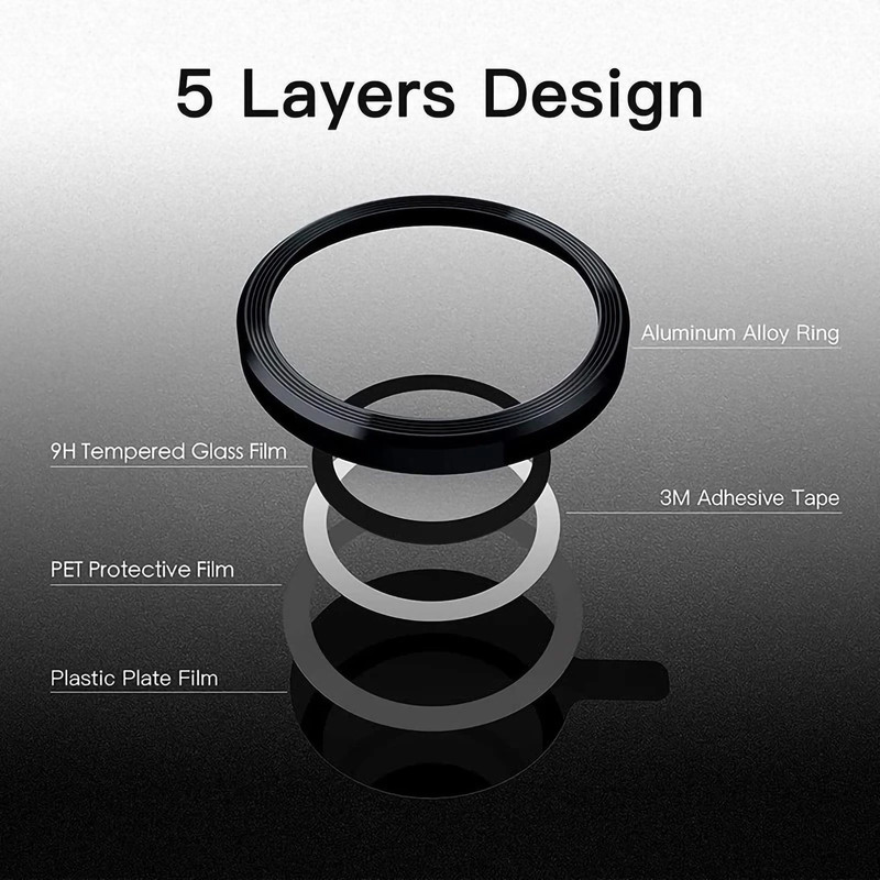 محافظ لنز دوربین لیتو مدل CD METAL مناسب برای گوشی موبایل اپل Iphone 13 Pro / 13 Pro Max