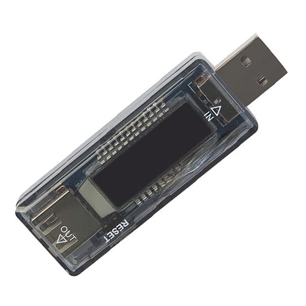 تستر و نمایشگر ولتاژ و جریان و ظرفیت شارژ USB مدل KWS-V21