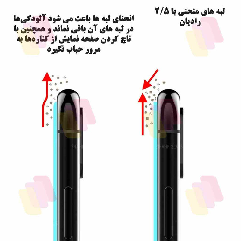 محافظ صفحه نمایش شهر گلس مدل SUPRDS مناسب برای گوشی موبایل اپل iPhone 16