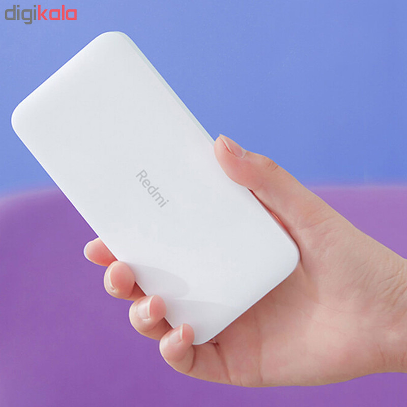 پاوربانک 18 وات شیائومی مدل Redmi ظرفیت 20000 میلی‌آمپرساعت