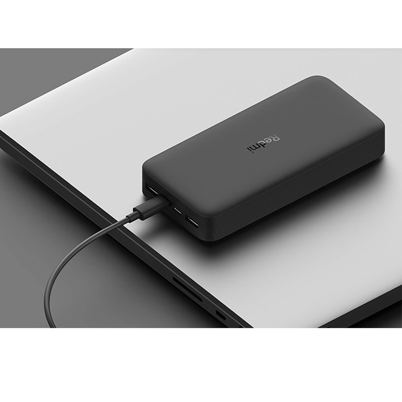 پاوربانک 18 وات شیائومی مدل Redmi ظرفیت 20000 میلی‌آمپرساعت