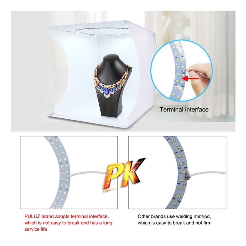 چادر عکاسی پلوز مدل Folding Portable ابعاد 31x32 سانتی متر