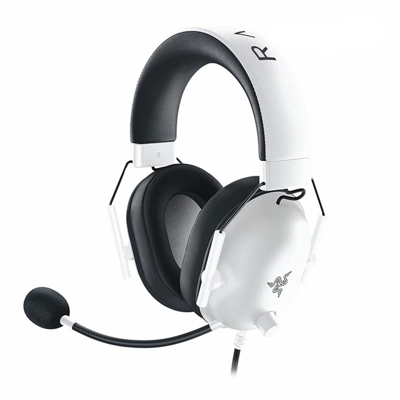 هدست گیمینگ ریزر مدل BlackShark V2 X با نویز کنسلینگ بدنه و نویز کنسلینگ میکروفون (ENC)، اتصال از طریق جک 3.5 میلی‌متری، دارای صدای فراگیر 7.1 کاناله، دارای تکنولوژی صدای 360 درجه
