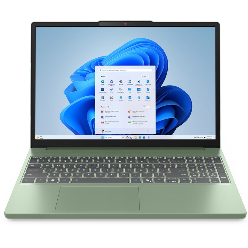 لپ‌تاپ 15.3 اینچی لنوو مدل IdeaPad Slim 3 15IRH10 با پردازنده Core i5-13420H، رم 8 گیگابایت DDR5، حافظه SSD با ظرفیت 512 گیگابایت، نمایشگر WUXGA IPS