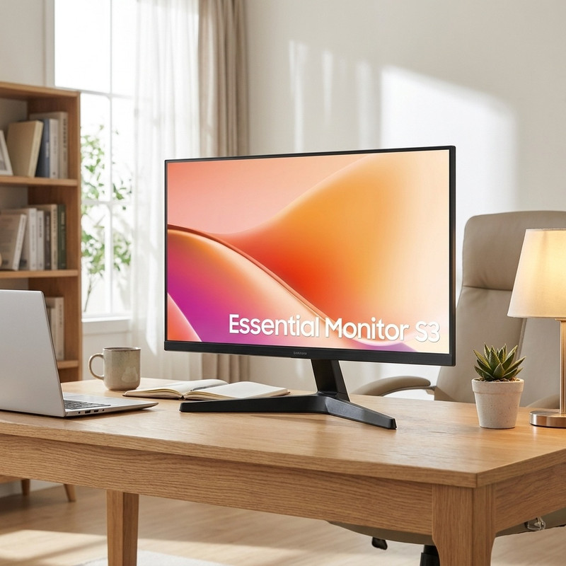 مانیتور 24 اینچ سامسونگ مدل Essential S3 S33GF LS24F330EAMXUE