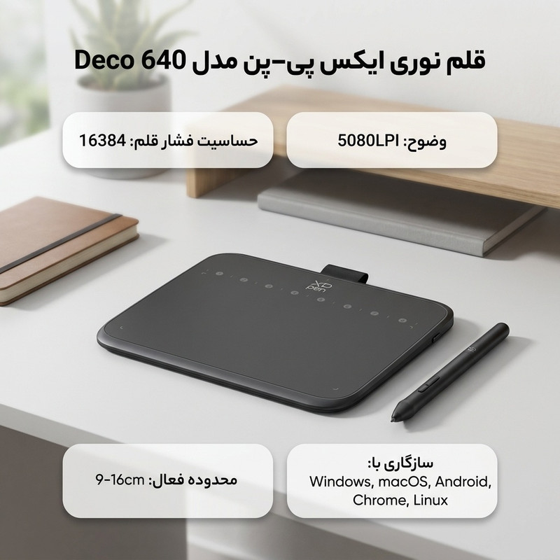 قلم نوری ایکس پی-پن مدل Deco 640