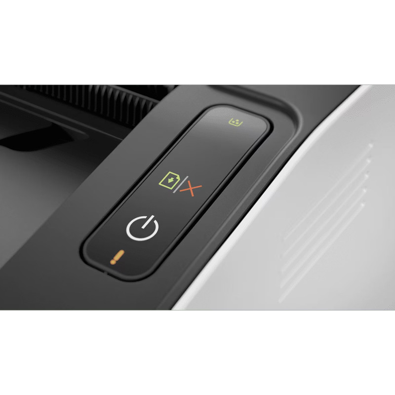 پرینتر لیزری تک‌کاره اچ‌پی مدل Laser 108a با اتصال USB، سازگار با Windows و Apple macOS، مناسب کاغذهای A4، A5، A6 و پاکت نامه