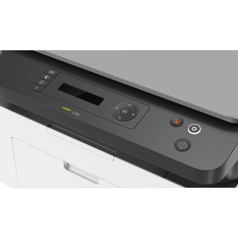 پرینتر لیزری 3 کاره اچ‌پی مدل Laser MFP 136w با قابلیت پرینت، اسکن و کپی، مجهز به اتصال Wi-Fi و USB