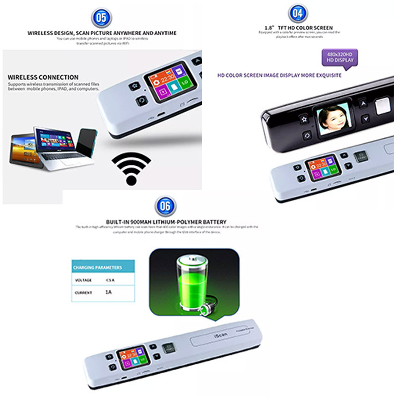 اسکنر دستی آی اسکن مدل wifi