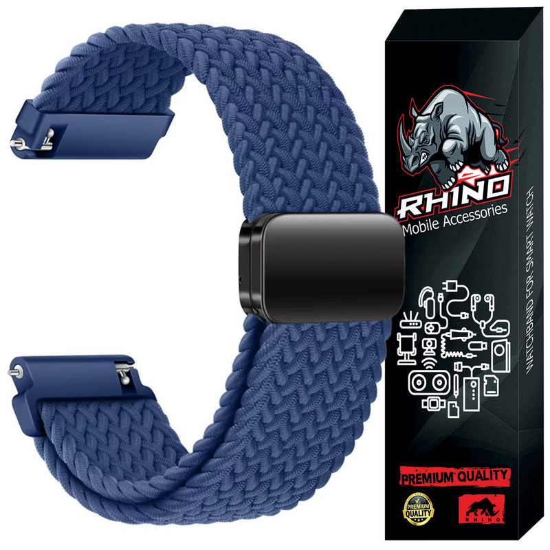 بند راینو مدل Braid Magnet مناسب برای ساعت هوشمند شیائومی Redmi Watch 5 Active / Redmi Watch 5 Lite 22mm