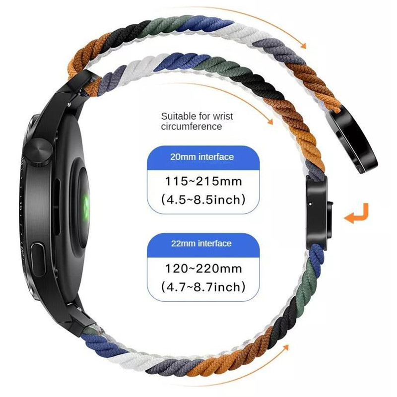 بند راینو مدل Braid Magnet مناسب برای ساعت هوشمند شیائومی Redmi Watch 5 Active / Redmi Watch 5 Lite 22mm