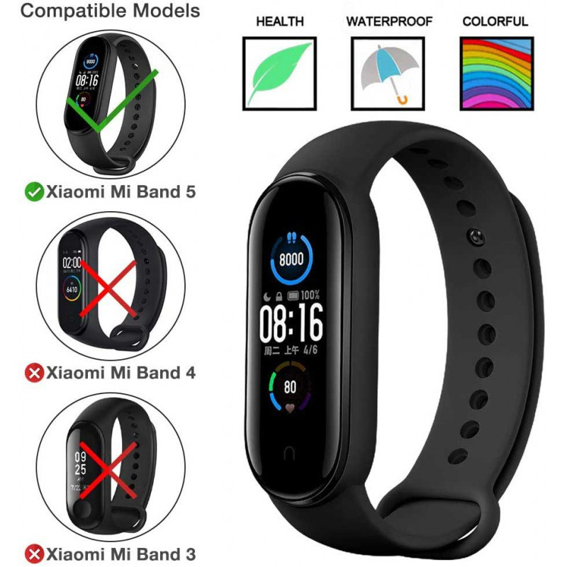 بند مدل SFP-100 مناسب برای مچ بند هوشمند شیائومی Mi Band 5