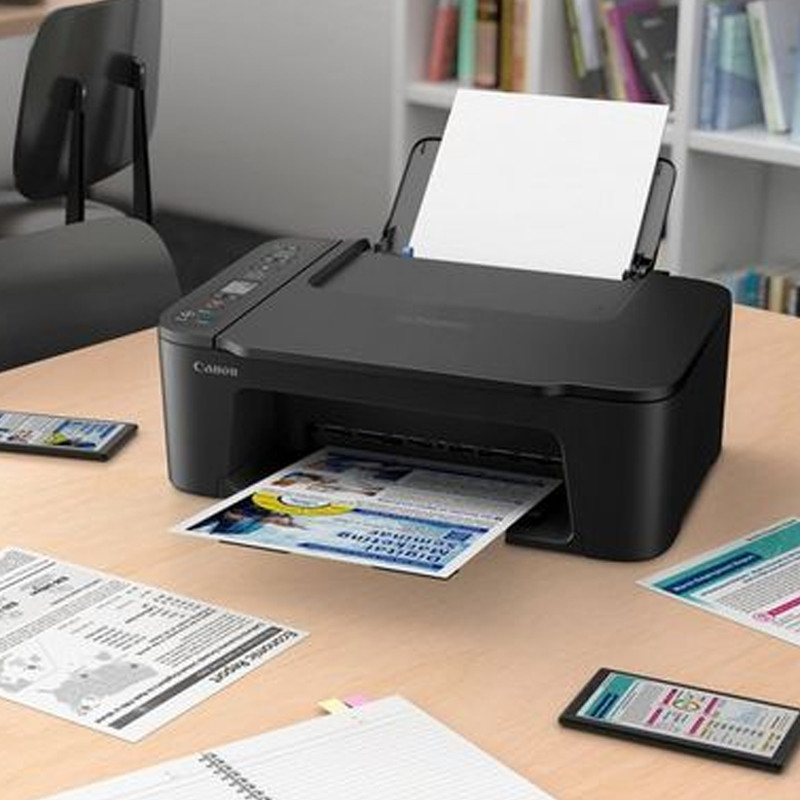 پرینتر چندکاره جوهرافشان کانن مدل PIXMA TS3640 با قابلیت چاپ بدون حاشیه، اتصال بی‌سیم Wi-Fi و پشتیبانی از چاپ موبایلی