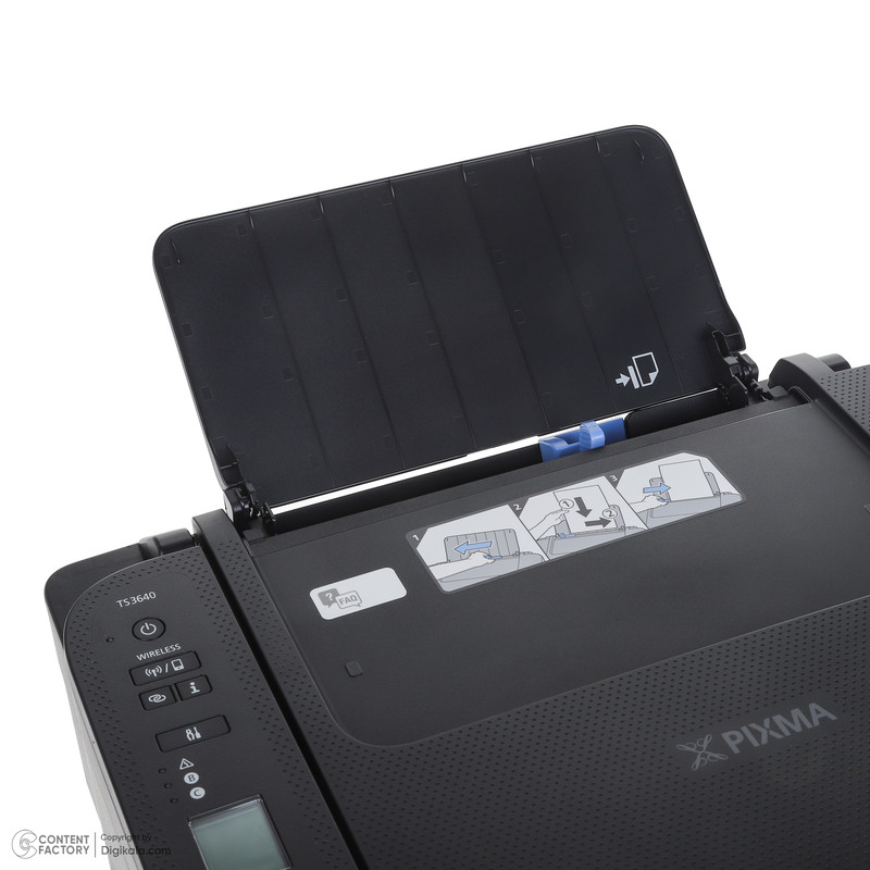 پرینتر چندکاره جوهرافشان کانن مدل PIXMA TS3640 با قابلیت چاپ بدون حاشیه، اتصال بی‌سیم Wi-Fi و پشتیبانی از چاپ موبایلی