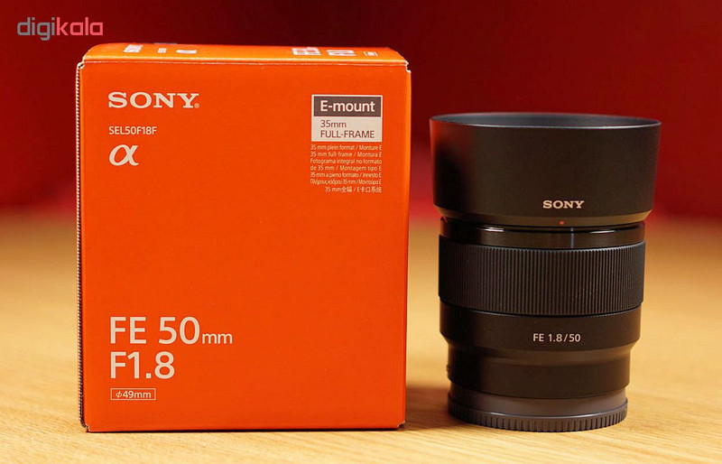 لنز دوربین سونی مدل FE 50mm F1.8