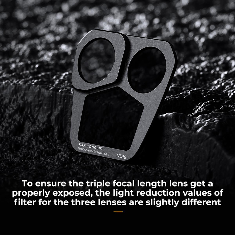 فیلتر لنز کی اند اف مدل LENS FILTERS KIT 3 (ND8+ND16+CPL)FOR DJI MAVIC 3PRO - NANO-X