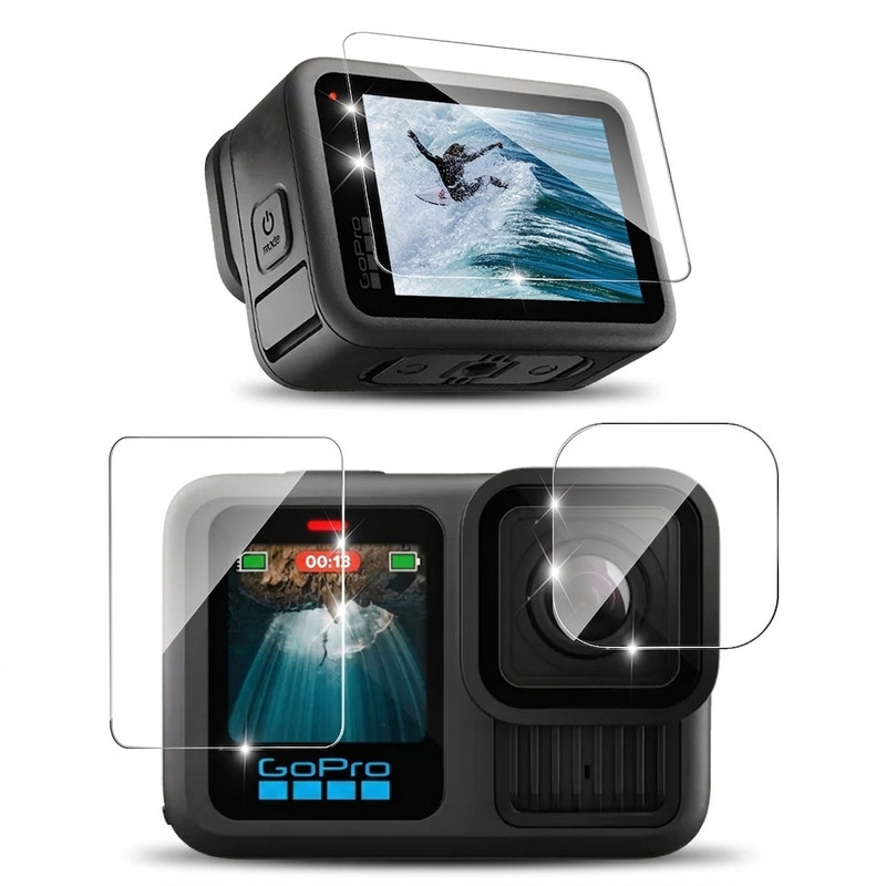 محافظ صفحه نمایش شیشه ای بادیگارد مدل GL مناسب برای دوربین گوپرو GoPro Hero 9 / 10 / 11 / 12 / 13