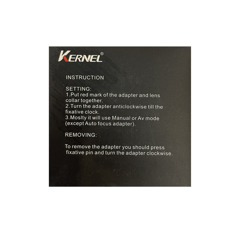 آداپتور لنز کرنل مدل ADAPTER TUBE FOR DIGITAL CAMERA - FOR NIKON-PK