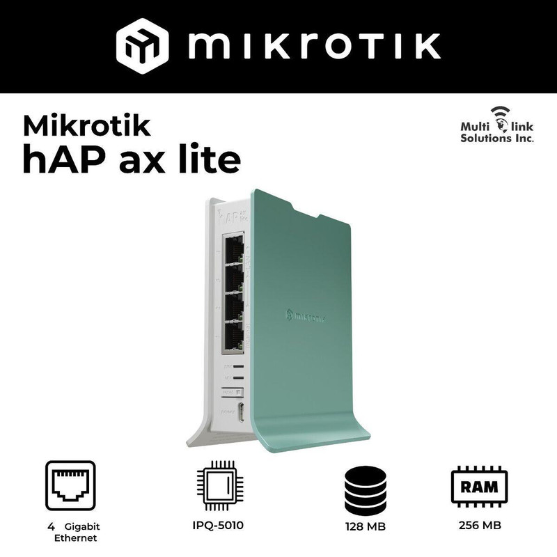 اکسس پوینت میکروتیک مدل hAP ax lite